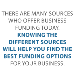 business funding sources Credit Suite2 - Available Business Funding Sources